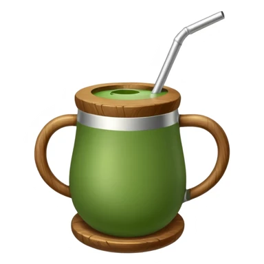 Argentine mate, traditional folk drink sticker