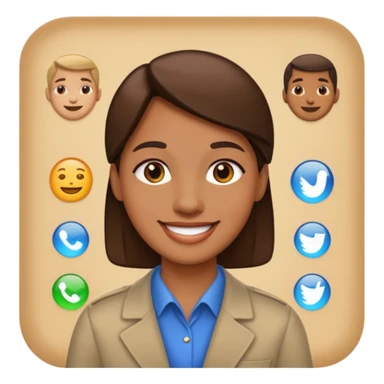 interesting museum guide face sticker