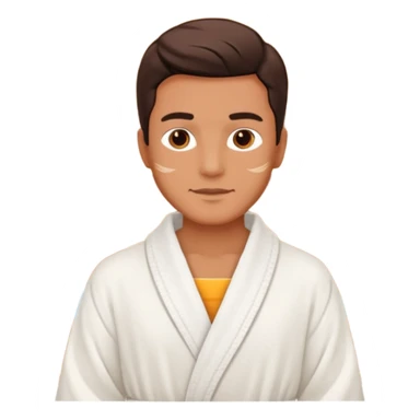 skincare routine man spa sticker