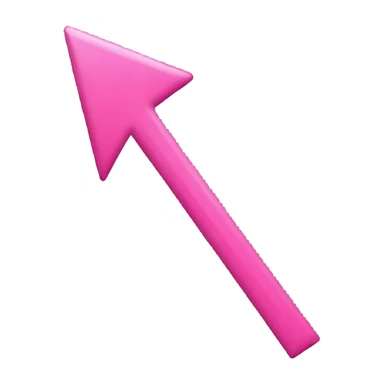 Left arrow in pink  sticker