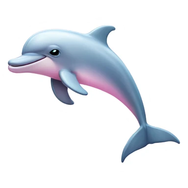 Pastel-pink-colors-dolphin sticker