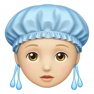 shower cap sticker