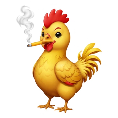 ℂ𝕙𝕚𝕔𝕜𝕖𝕟 𝕤𝕞𝕠𝕜𝕚𝕟𝕘 𝕒 𝕔𝕚𝕘𝕒𝕣𝕖𝕥𝕥𝕖 sticker