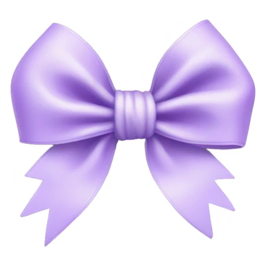 light purple coquette bow sticker