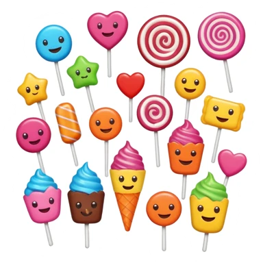 personified candy sweet treats sticker