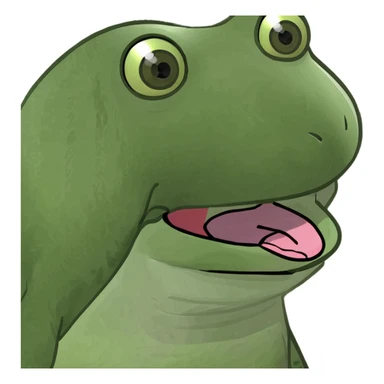 egg with tongue sticker