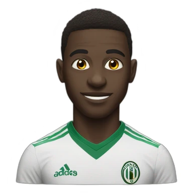 Vinicius portrait realistic football player sticker