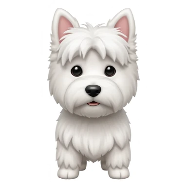 Westie dog sticker