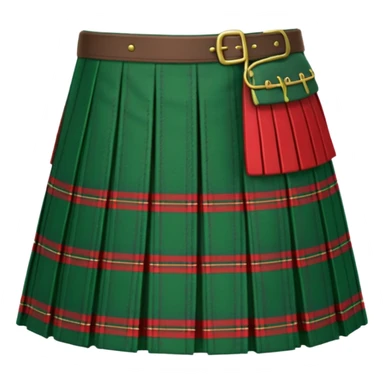 Kilt with no human just the dress sticker