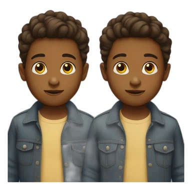 boy twins sticker