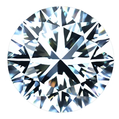 Diamond shining round earing sticker