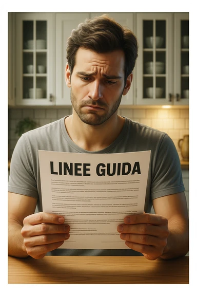 FALLA IDENTICA A QUESTA MA SUL FOGLIO SCRIVI "LINEE GUIDA" IN ITALIANO sticker