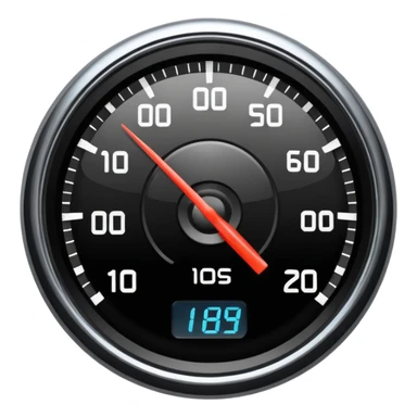 dynamic with a speedometer sticker