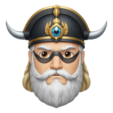 odin with an eye patch sticker