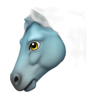 Hippocampe bleu sticker