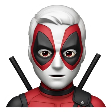 deadpool face sticker