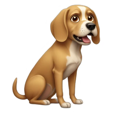 horrific dog sticker