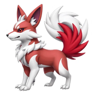 Lycanroc-Zangoose-Zoroark-fusion sticker