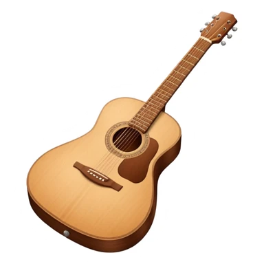 acoustic guitaracoustic guitar emoji sticker