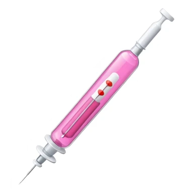 Pink seringue sticker