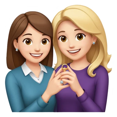 Woman proposes to girlfriend  sticker