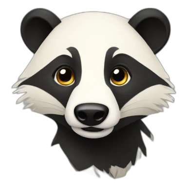 clever badger sticker