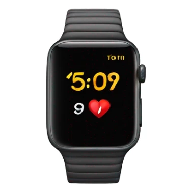 apple watch clock display sticker