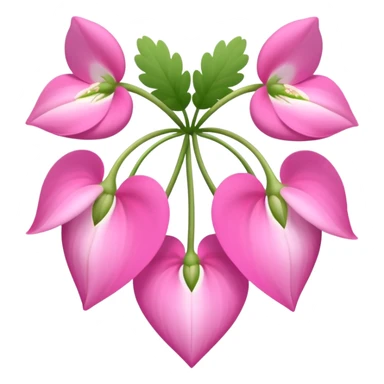 Dicentra flower sticker
