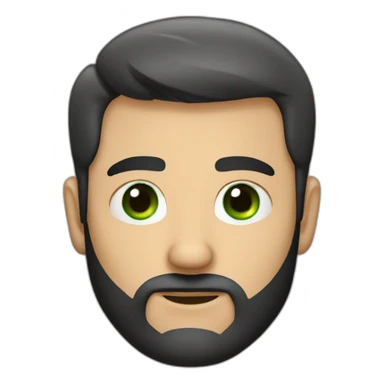 HOMBRE DE rubio ojos verdes pelo corto sticker