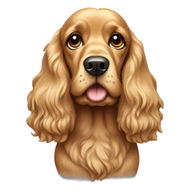 Golden cocker spaniel sticker