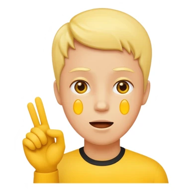 one person, exclamation mark, important sticker