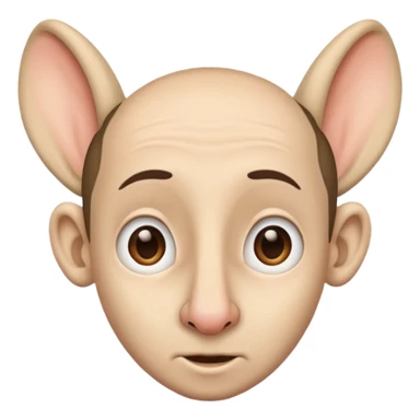 شخص اذنية كبار وخشمه كبي، sticker