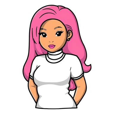 Nicki Minaj fashion sticker