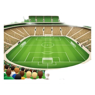 football stadium sticker