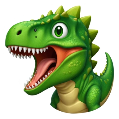 Dinosaur scream sticker