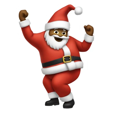 Santa twerking  sticker