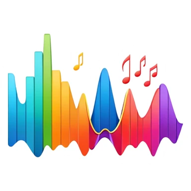 Measure loudness of music sticker