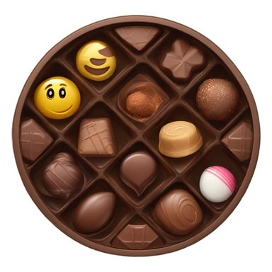 box of chocolates sticker