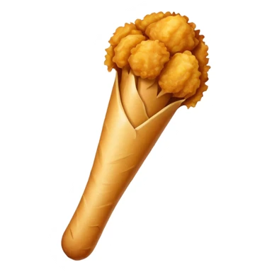 Vegetable drumstick sticker