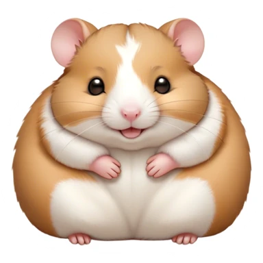 Meme-Worthy Cute Sleeping Brown and White Banded Hamster Portrait Emoji, Head resting peacefully with a contented smile, showcasing a delightfully compact build and a luxuriously soft banded fur of brown and white, eyes shut in a serene nap, Simplified yet hilariously adorable features, highly detailed, glowing with a soft, drowsy light, high shine, relaxed and utterly lovable, stylized with an air of playful laziness, bright and heartwarming, soft glowing outline, capturing the essence of a comically sleepy hamster, so meme-worthy it feels like it could instantly become the next viral sensation of adorable slumber! sticker