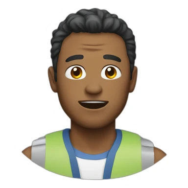 man hit by a car sticker