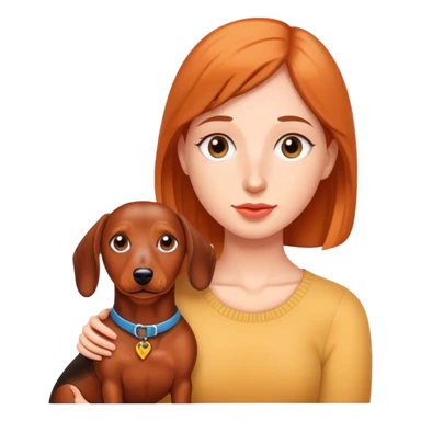 Me with my teckel sticker