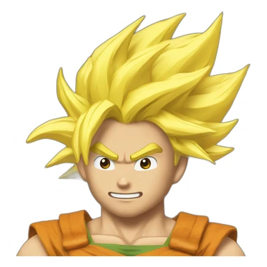 Végéta transformation super sayan sticker