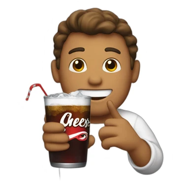 Cheers with soda sticker