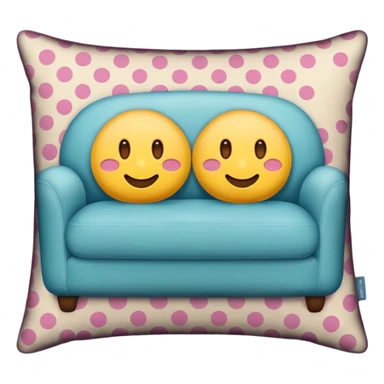 Cushion for a sofa sticker