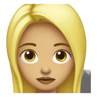 Carita amarilla sad sticker