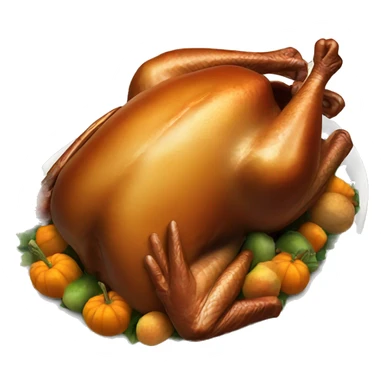 Thanksgiving turkey sticker