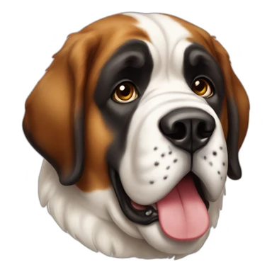 St bernard dog cute sticker