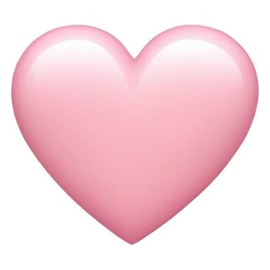 Light pink heart  sticker