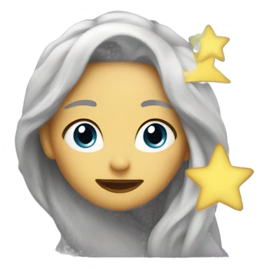 Luna y estrellas  sticker